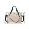 Crossbody Bag for Pickleball Rackets with Separate Shoe Compartment