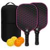Professional Grade Fiberglass Pickleball Paddle Set