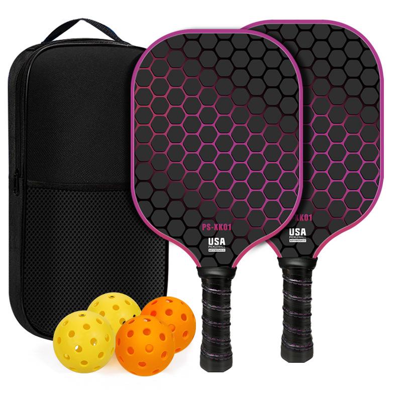 Professional Grade Fiberglass Pickleball Paddle Set