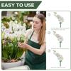 10PCS Shaped Support Pole Flower Rack Bracket, Fixed Anti Lodging And Leaf Protection Frame For Potted Plants And Flowers, Stable And Durable