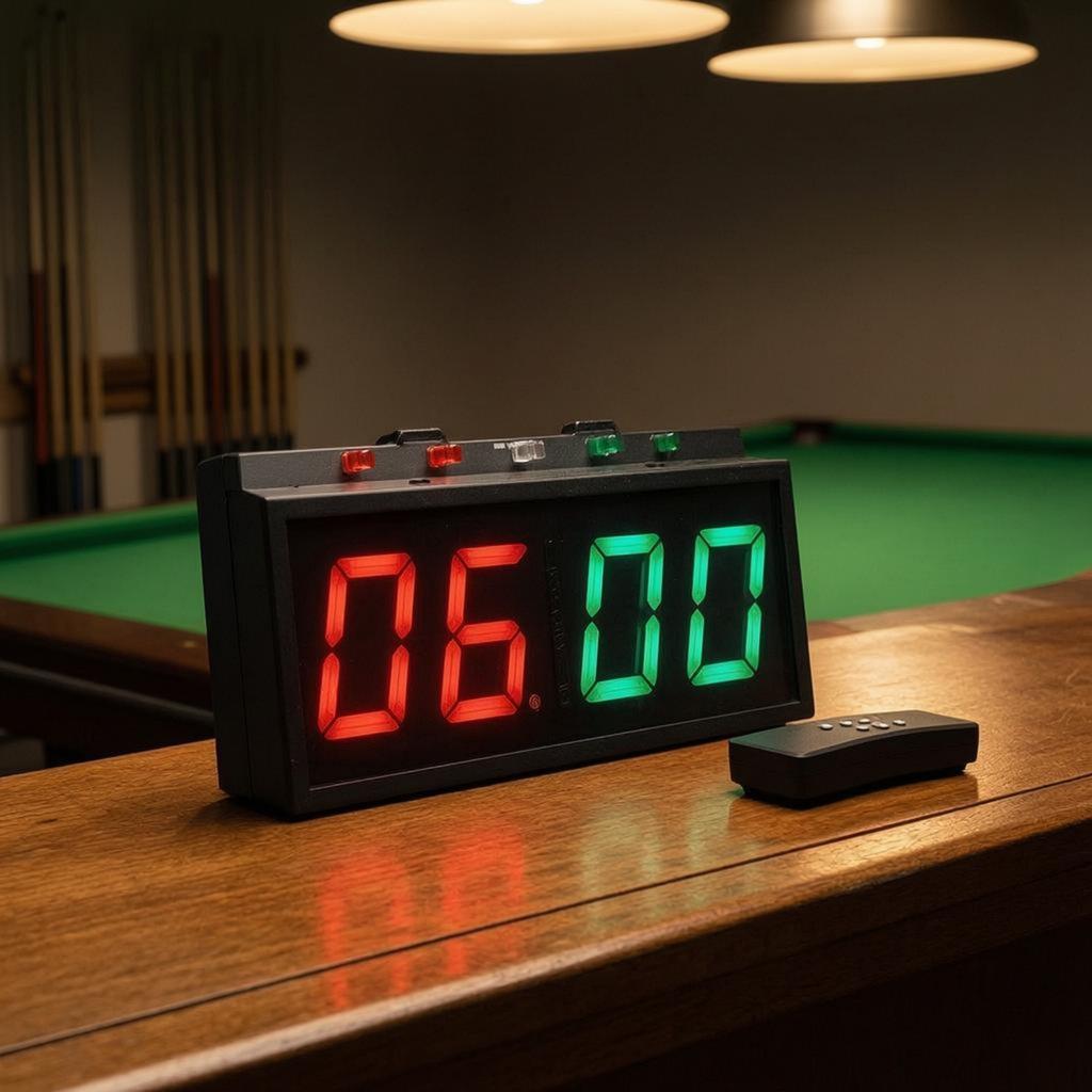 Electronic Score Indicator Wireless Control Led Scoreboard Electronic Score Keeper Large Numerals Sports Equipment Bright Digits