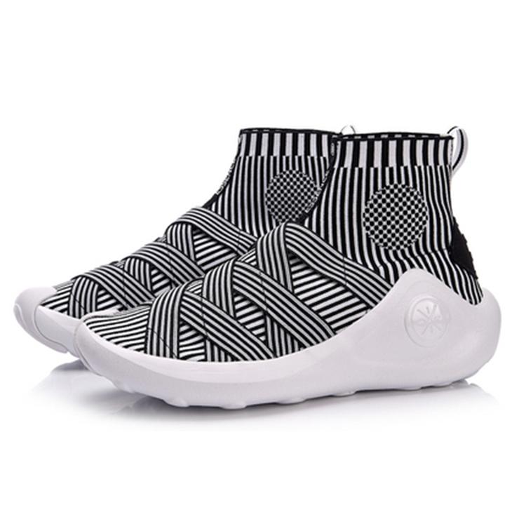 Li Ning Enlightenment Slip Resistant, Abrasion Resistant, Lightweight High top Vintage Basketball Shoes Men's ABCM067-10