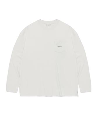Basic Pocket Long Sleeve Off White