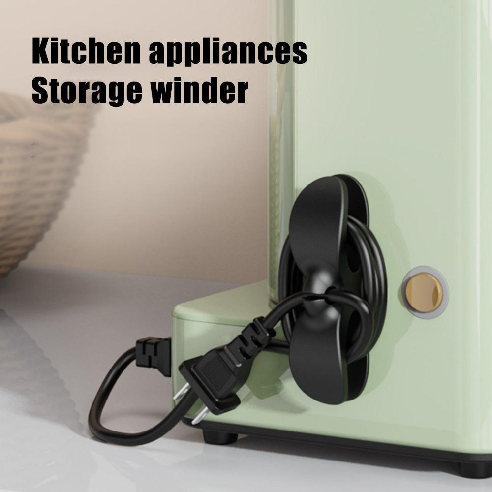 3 buc organizator de cablu pentru electrocasnice de bucătărie, suport pentru înfășurarea cablului, înfășurare cablu, lipire, mixer, cafetieră, friteuză cu aer, gestionare a cablurilor
