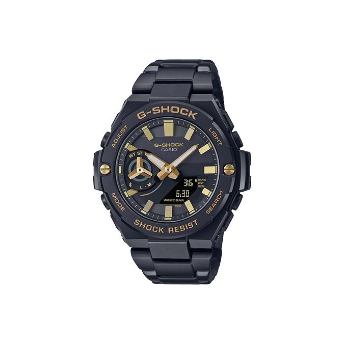 CASIO Men G-STEEL Series Black Watch GST-B500BD-1A9PFT Black Regular Watch Box