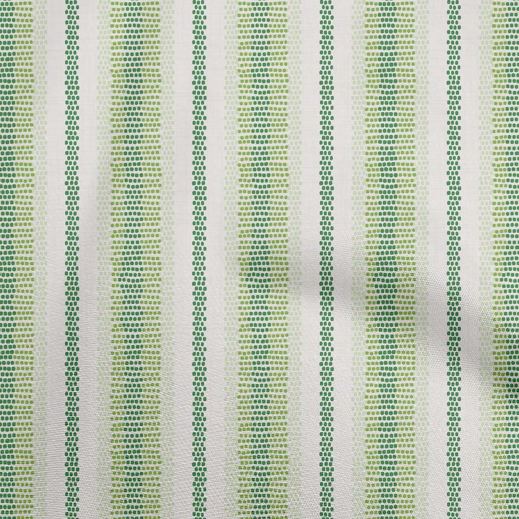 oneOone Cotton Flex Lime Green Fabric Stripe & Fabric For Sewing Printed Craft Fabric By The Yard 40 Inch