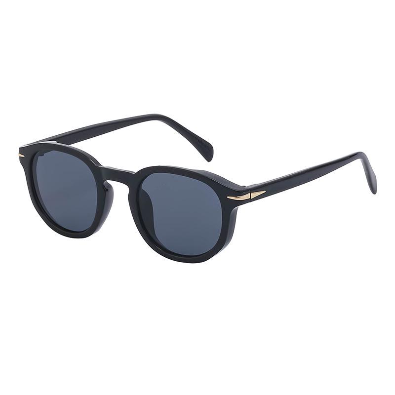 Trendy Retro Round Polarized Sunglasses for Men and Women - Stylish Small Frame Sun Protection