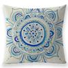 Bohemian Style Mandala Pillow Case Living Room Bedroom Seat Sofa Cushion Cover Home Decorating Linen Pillowcases 45*45 Cm