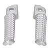 Motorcycle Foot Pegs Direct Replacement with 8 Accessories Foot Pegs Metal Material Abrasion Resistant