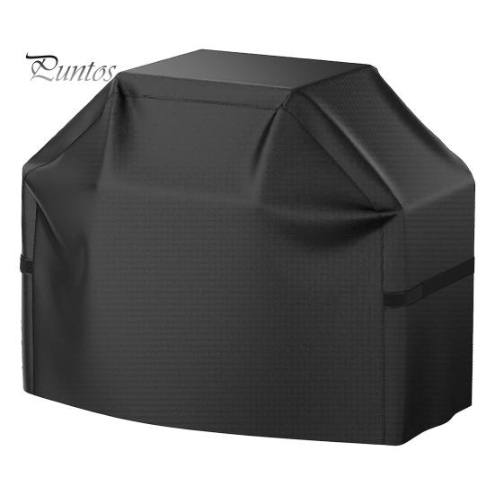 

Водонепроницаемый чехол для гриля-барбекю с регулируемой лентой-застежкой, устойчивый к УФ-излучению, ткань Оксфорд, пылезащитный чехол для газового гриля L чёрный