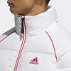 Adidas Contrast Stripe Stand Collar Down Jacket Men Outerwear White H20751