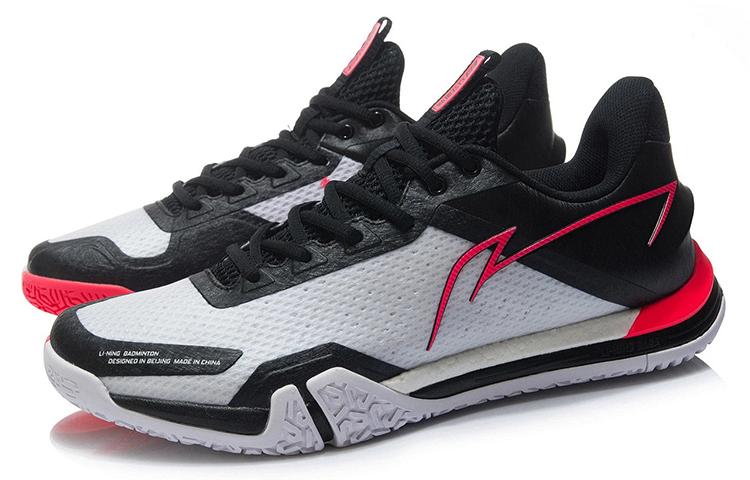 Li Ning Saga SE Textile, Synthetic Leather Abrasion Resistant Breathable Abrasion Resistant Breathable Low top AYZR007-1