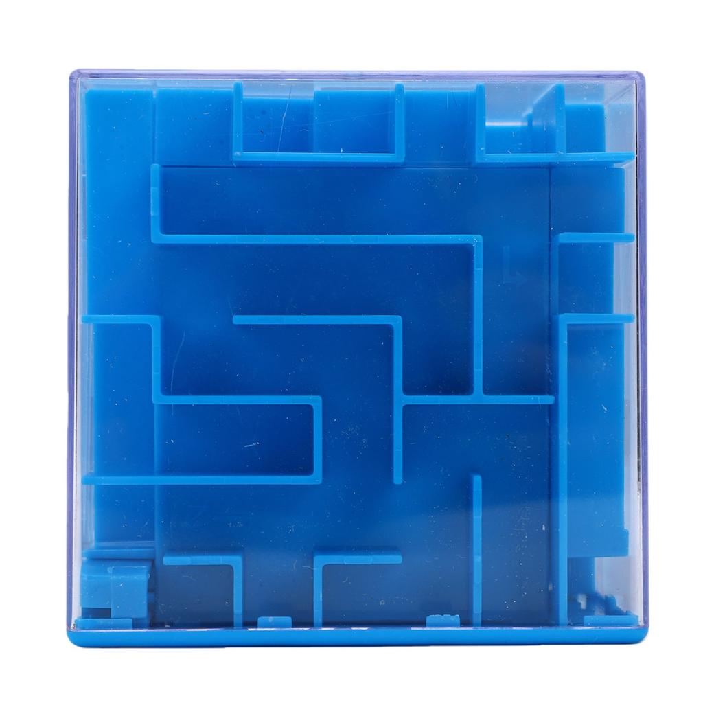 8.5cm Large 3D Maze Puzzle Toy Transparent Labyrinth Money Bank Cube Bead Magic Block for Kids