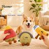 Plush Toys for Pets To Bite Fruit Dog Toy with Bell, Squeaky Interactive Chew Toy, Safe Small Dogs Soft Stuffed Medium Biting Shaking Boredom
