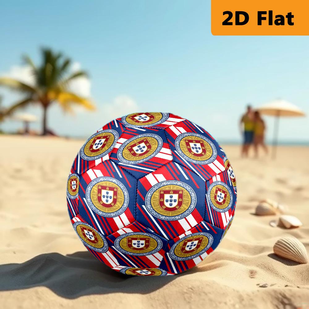 Royal Emblem Design Soccer Ball Suitable for Both Training and Competition Outdoor Sports No. 5 Football Wear-resistant and Slip-resistant