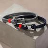 Stainless Steel U-shaped Sports Buckle Contrasting Color Milan Rope Outdoor Survival Horseshoe Buckle Bracelet