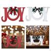 Christmas Table Decoration Xmas Party Decor Joy Word Statue Craft Holiday Prop Wedding