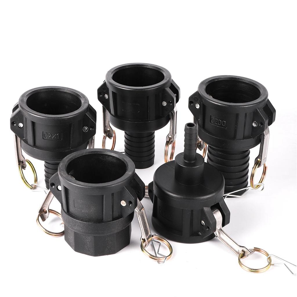 2" Cam-Lock Adapters 1/2" 1" 1.5" 2" Pipe S60 Coarse Thread IBC Tank Quick Couplings Water Tank Joints Garden Cam Groove Fitting
