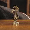 Retro Brass Eagle with Spreading Wings - Creative Desktop Ornament and Tea Pet Handicraft