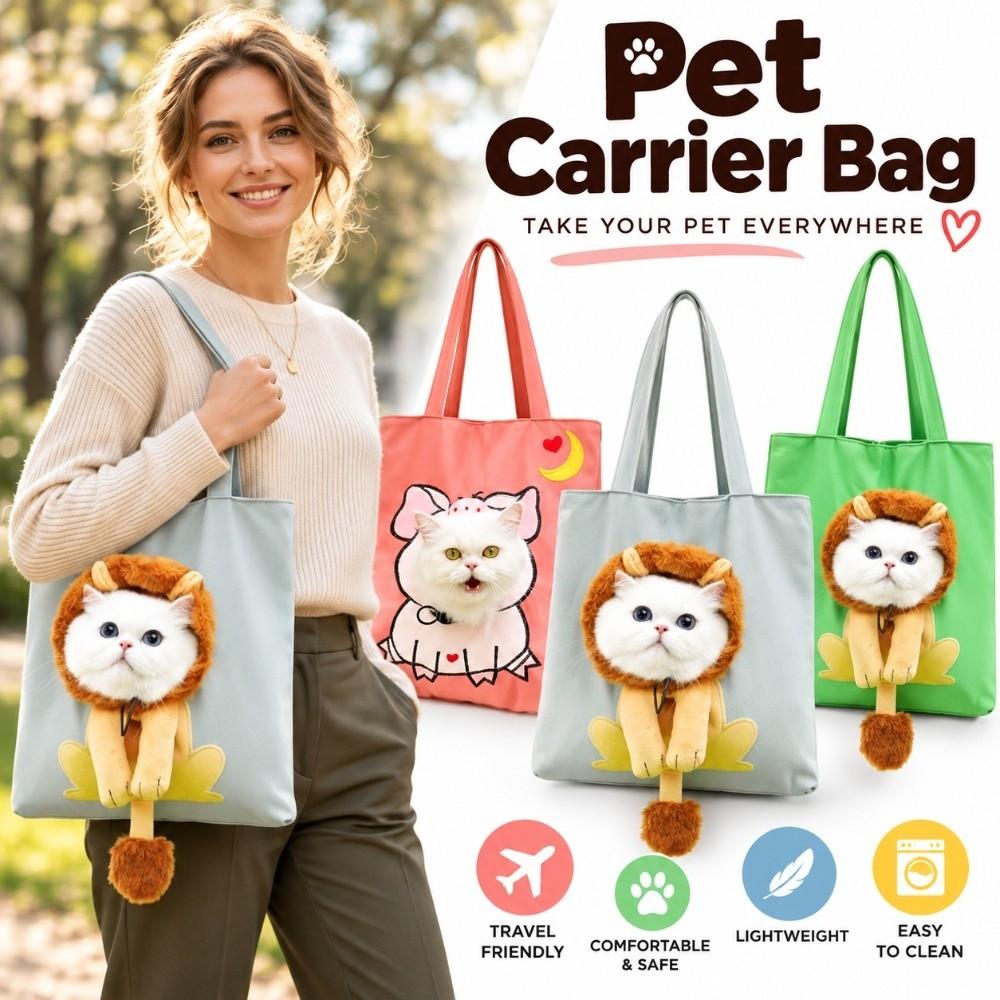 Front Opening Cat Travel Backpack Breathable Crossbody Carrying Bag New Dog Outing Bag Outdoor