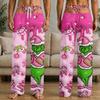 Men's Funny Christmas Print Pants with Pockets Casual Sleep Pants for Home