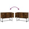 Sideboard Smoked Oak 100 x 40 x 79.5 cm Particleboard