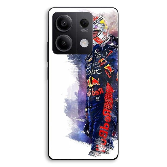 Coque de téléphone - MANIACASE - Xiaomi Redmi Note 13 5G / F1 Max - Silicone TPU - Motif Verstappen - Noir