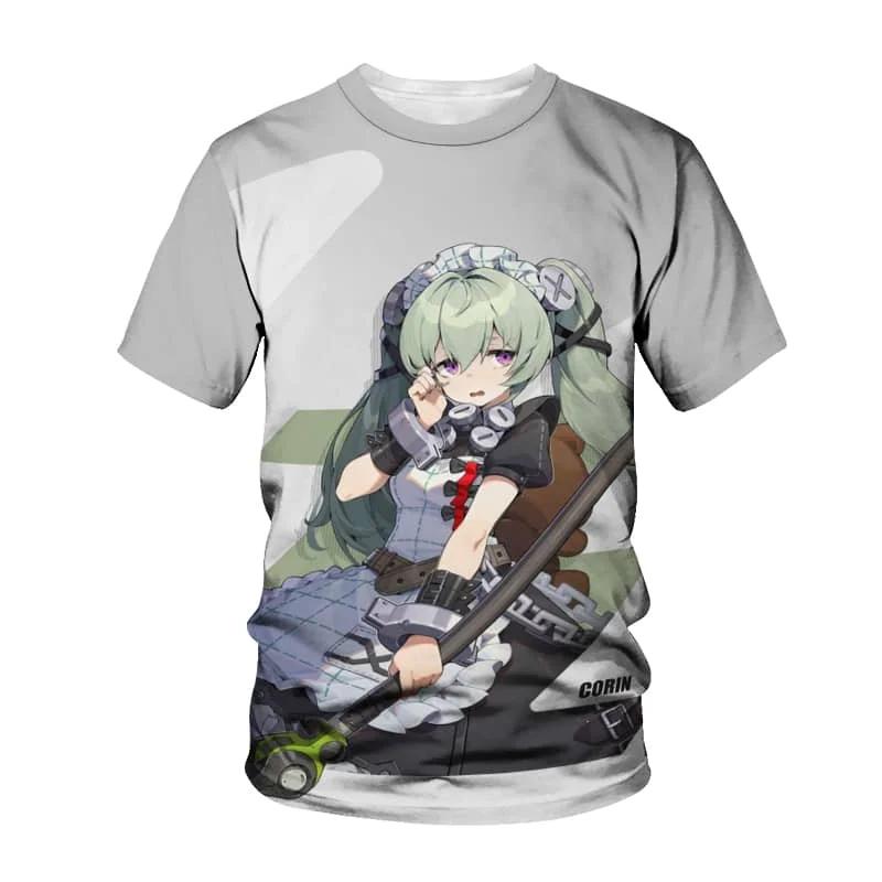 

Футболка Gaming Zenless Zone ZeroT с 3D-принтом, модная мужская, с короткими рукавами, повседневная, уличная, трендовая, игровая одежда MiHoYo 6XL