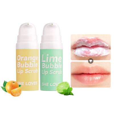 Lip Scrub Exfoliërende dode huid Verlichtende liplijnen Essentie Lipmelk Bubble Lip Scrub