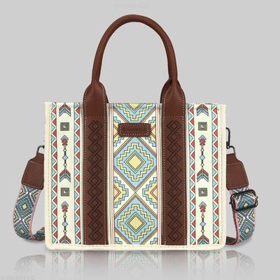 Plátěné tašky Luxusní designová taška Dámská kabelka Bohemian Print 2023 Novinka Hot Sell Dámské Tote Tašky Tašky přes rameno pro ženy
