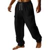 Men's Casual Loose Fit Drawstring Pants with Pockets Lightweight Trousers for Daily Wear father day gifts my orders Suitable for Various Occasions