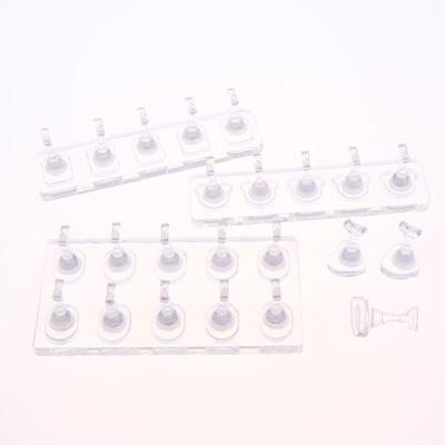 1 Set Nicht-Magnetischer Nageldisplay Acryl Nageldisplayständer Spitzenhalter Nagelübungsständer Fingernagel DIY Maniküre Ständer Werkzeuge