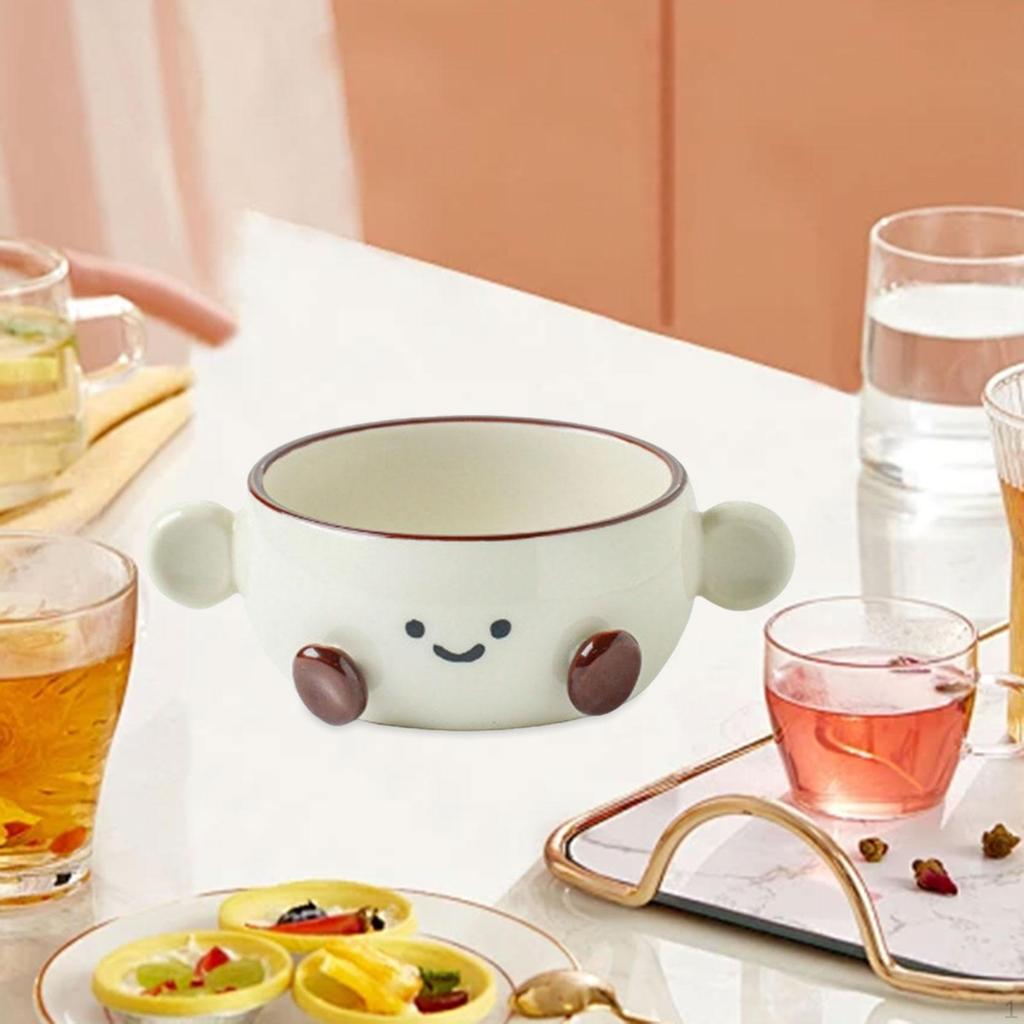 Ceramic Bowl for Salad And Yogurt, Compact Mug Coffee Snacks