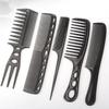 6pcs African Styling Hair Combs Makeup Combs Professional Oil Hair Combs Hairstylists Hairdressers Special for Real Hair Wigs