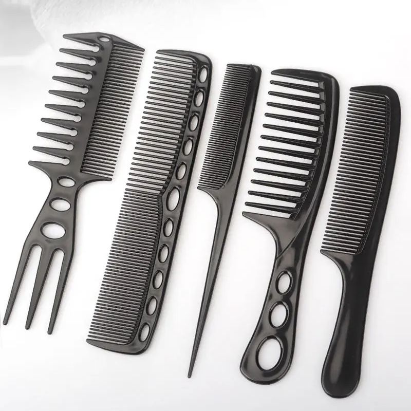 6pcs African Styling Hair Combs Makeup Combs Professional Oil Hair Combs Hairstylists Hairdressers Special for Real Hair Wigs
