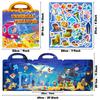 Children'S Personalized Diy Underwater Treasure Children'S Early Education Quiet Book Parent-Child Interaction Can Be Repeatedly Pasted Jelly Stickers