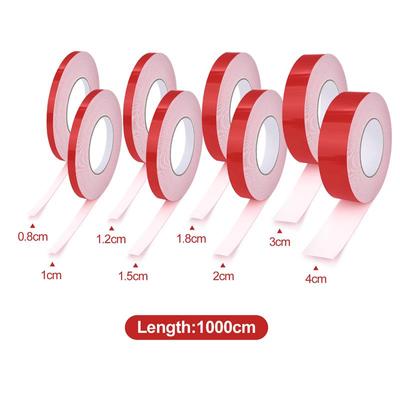 Ruban Mousse Adhésif Double Face Super Résistant Pour Montage Fixation Tampon Collant Élasticité Doux Résistant à la Température Ruban Éponge PE