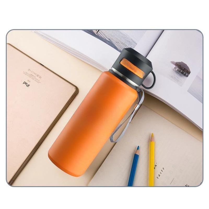 1/316 Edelstahlbecher Superkapazität Outdoor-Sportkessel mit Tragegurt Hochwertiger tragbarer Tee-Thermosbehälter