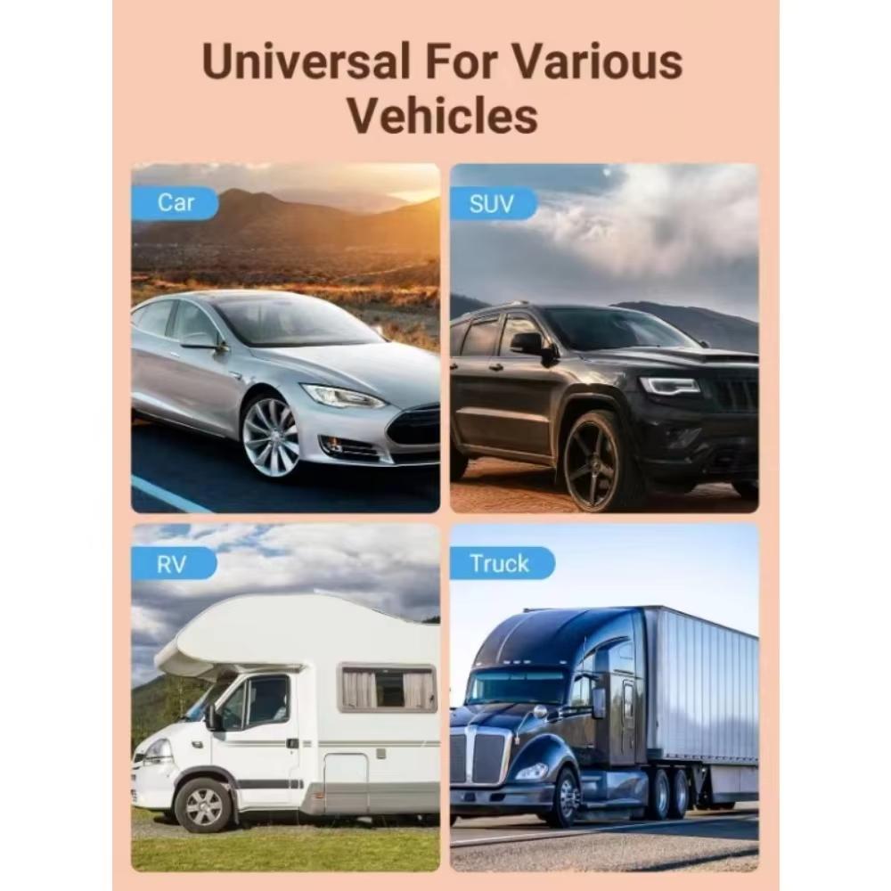 LED Light Mode Stepless Dimming Sun Visor Vanity Mirror Rechargeable Touch Sensor Vanity Mirror Convenient Car Vanity Mirror