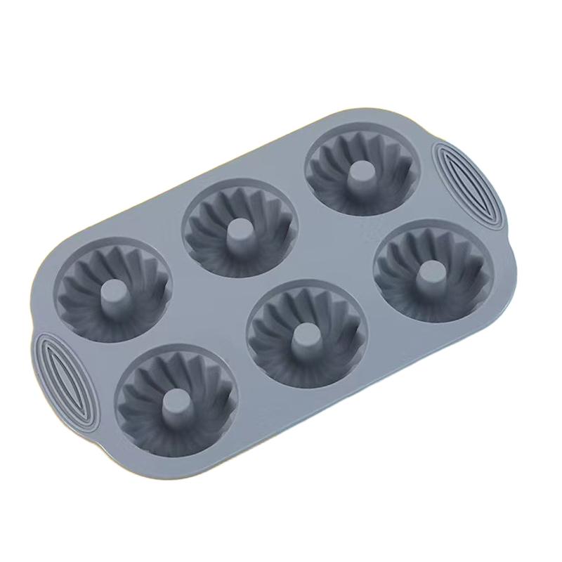 Cake Mold Food Grade Silicone Donut Cake Mold Non-Stick Easy Release Baking Mold for Muffins Cupcakes Kitchen Cooking Accessory
