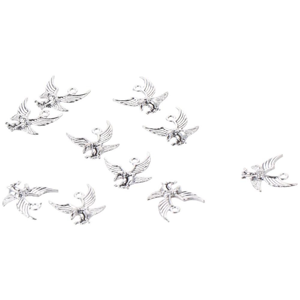 100pcs Eagle Shape Lovely 3D  Animal Eagle Shape Charms 0.78*0.78inch DIY Charms  Bracelets