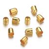 100pcs 3-10 Mm Fastener Leather Cords End CapsBracelets Buckle End Tip Tassel Crimp Beads Caps for DIY Jewelry Making Findings
