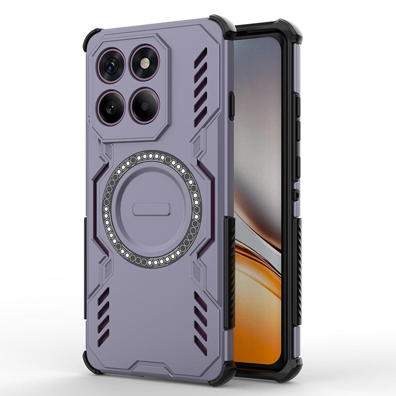 Heat Dissipation Armor Shockproof Magnetic Case For Motorola Edge 60 Pro Fusion G05 G15 G75 G100 G86 G67 G57 Power Back Cover