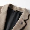 Autumn and Winter Handmade Double-sided Single West Middle-aged and Young People Solid Color Business Wool Suit Jacket