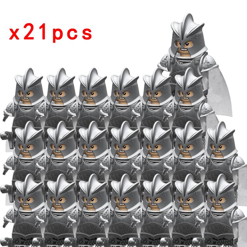 MOC Thrones Golden Armor Warrior Guard Jaime Lannister Barristan Selmy Meryn Trant Building Blocks Mini Action Figure Toys