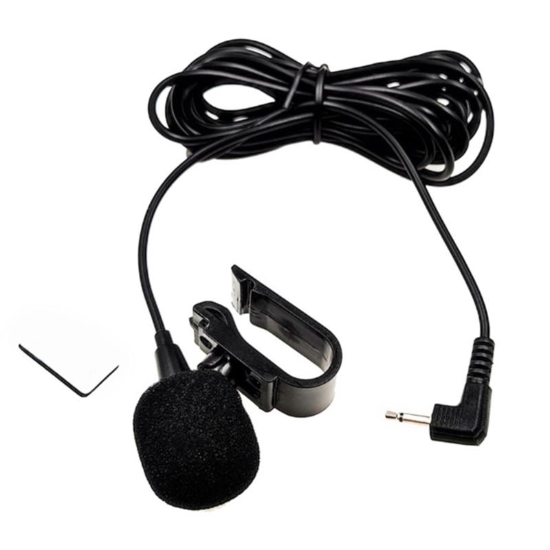 3m Professionals Car Audio Microphone 2.5mm/3.5mm Clip Jack Plug Mic Stereo Mini Wired External Microphone For Auto DVD