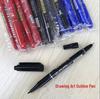 Fine & Thick Tip Art Marker Pen - Water-Based Drawing Pen for Students (1609)