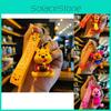 Portachiavi Adorabile Winnie the Pooh Portachiavi con Figurine in Silicone Cartone Animato Carino per Coppia