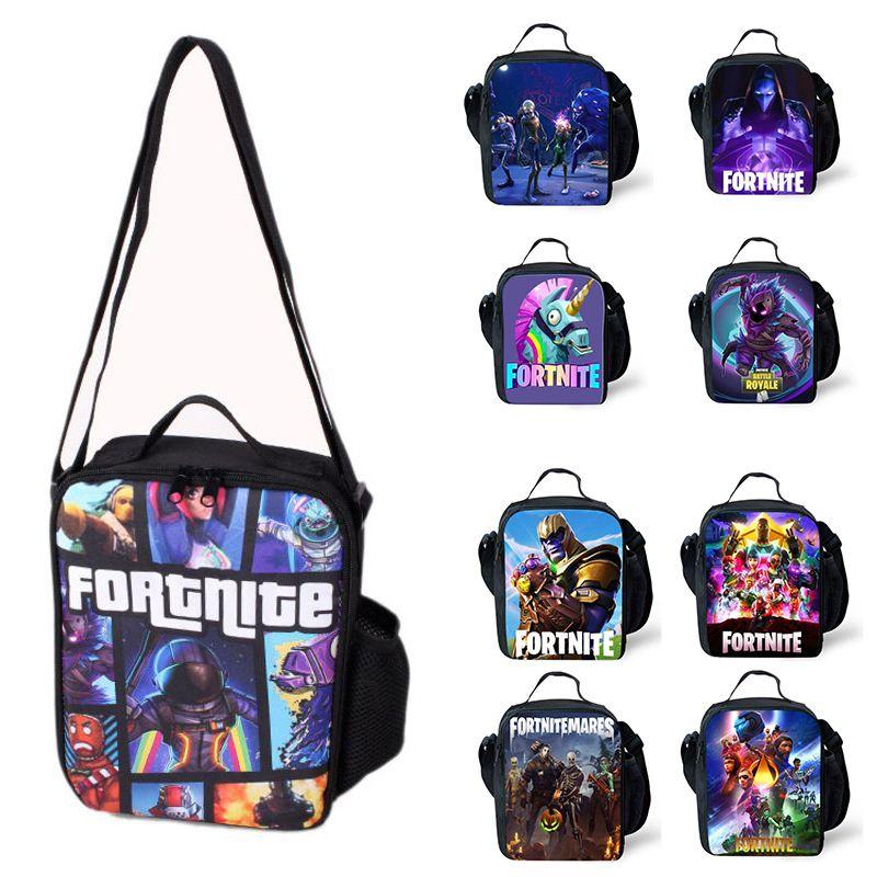 Student School Battle Bag Girls Boys Snack Bags Lunch Kids Box