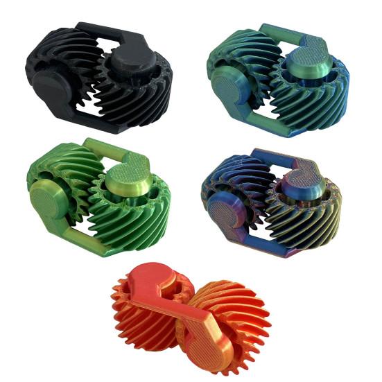 Brinquedo Fidget Spinner Impresso em 3D Alívio de Estresse Ansiedade Giratório de Engrenagens Brinquedos Sensoriais Portátil para Viagem Melhora o Foco Brinquedo Fidget de Engrenagens para Escritório